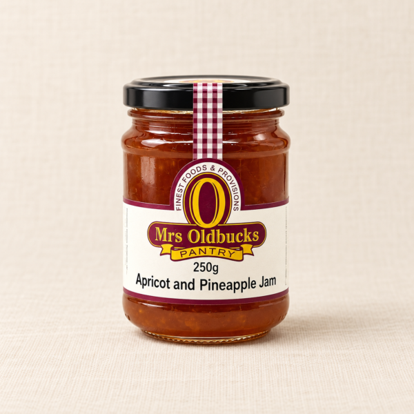 Apricot and Pineapple Jam 250g | Mrs Oldbucks Pantry