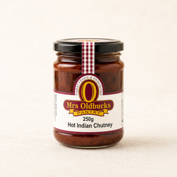 Mrs Oldbucks Pantry Hot Indian Chutney Bottle
