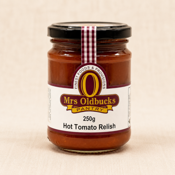 Mrs Oldbucks Pantry Hot Tomato Relish