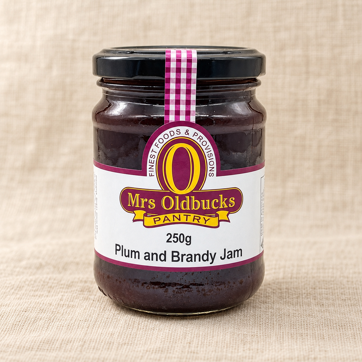 Mrs Oldbucks Pantry Plum And Brandy Jam