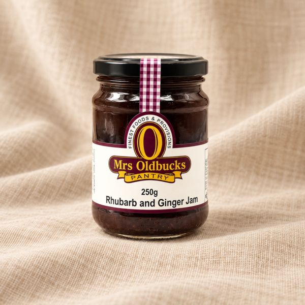 Mrs Oldbucks Pantry Rhubarb And Ginger Jam