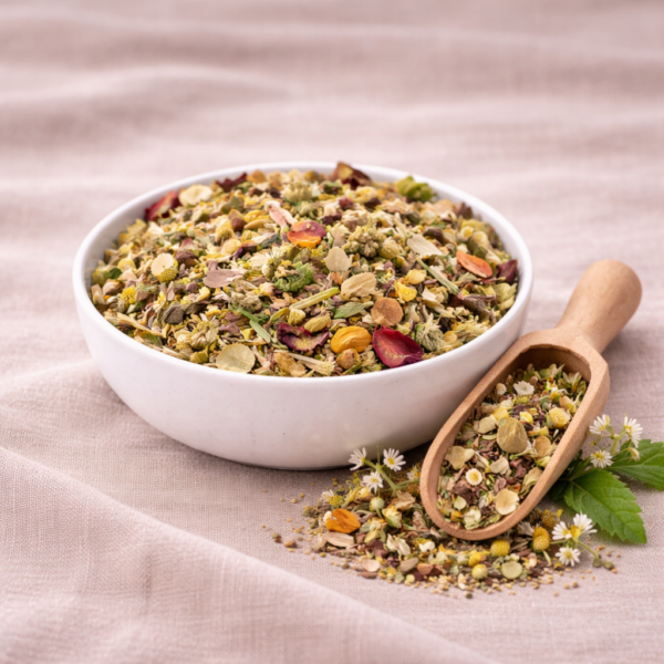 “Loose leaf herbal tea blend for sleep – caMrs Oldbucks Pantry Sweet Dreams