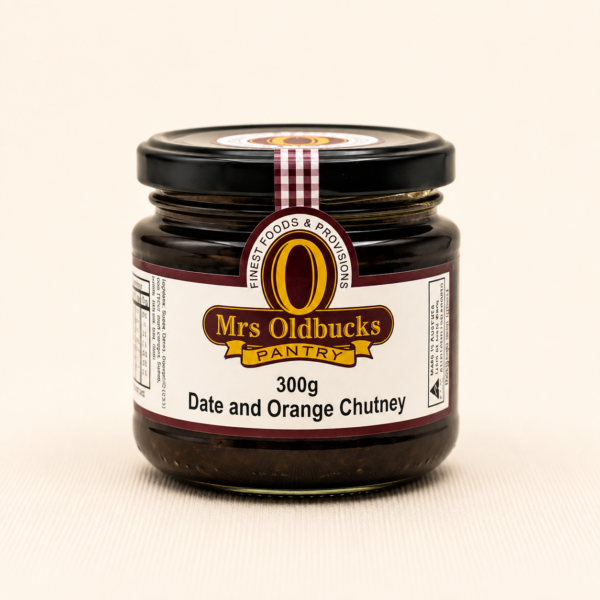 Mrs Oldbucks Pantry Date And Orange Chutney