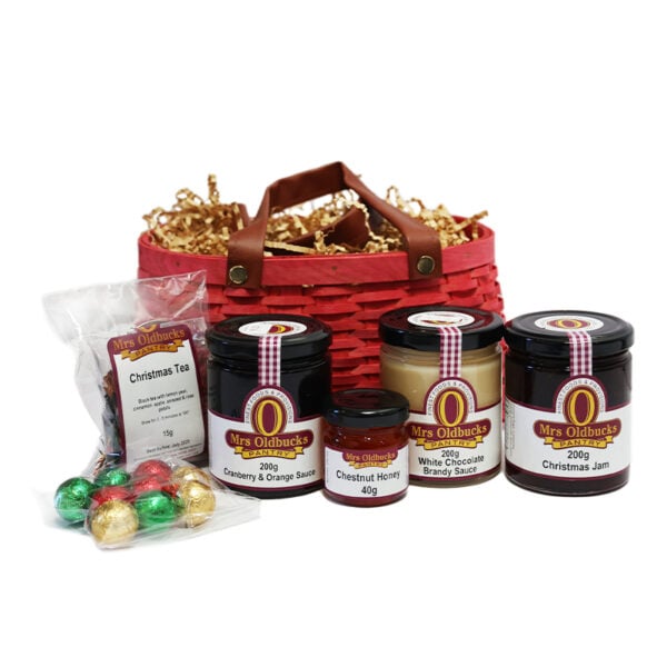 Mrs Oldbucks Basket of Christmas Goodies