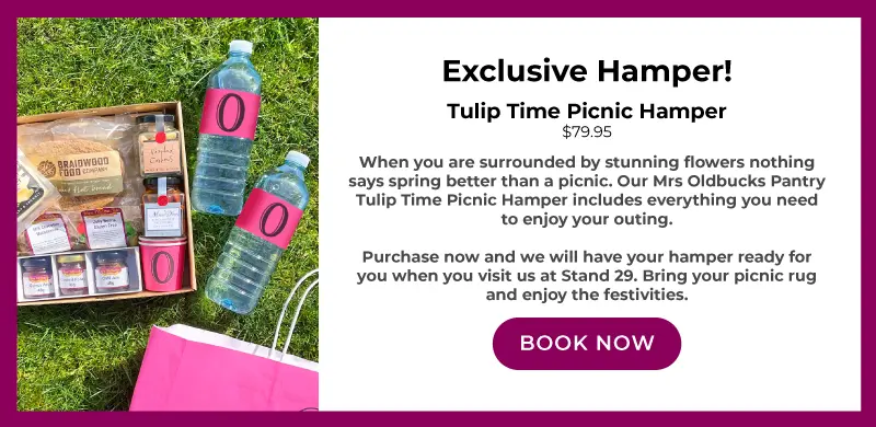 Mrs Oldbucks Pantry Tulip Time Picnic Hamper 1