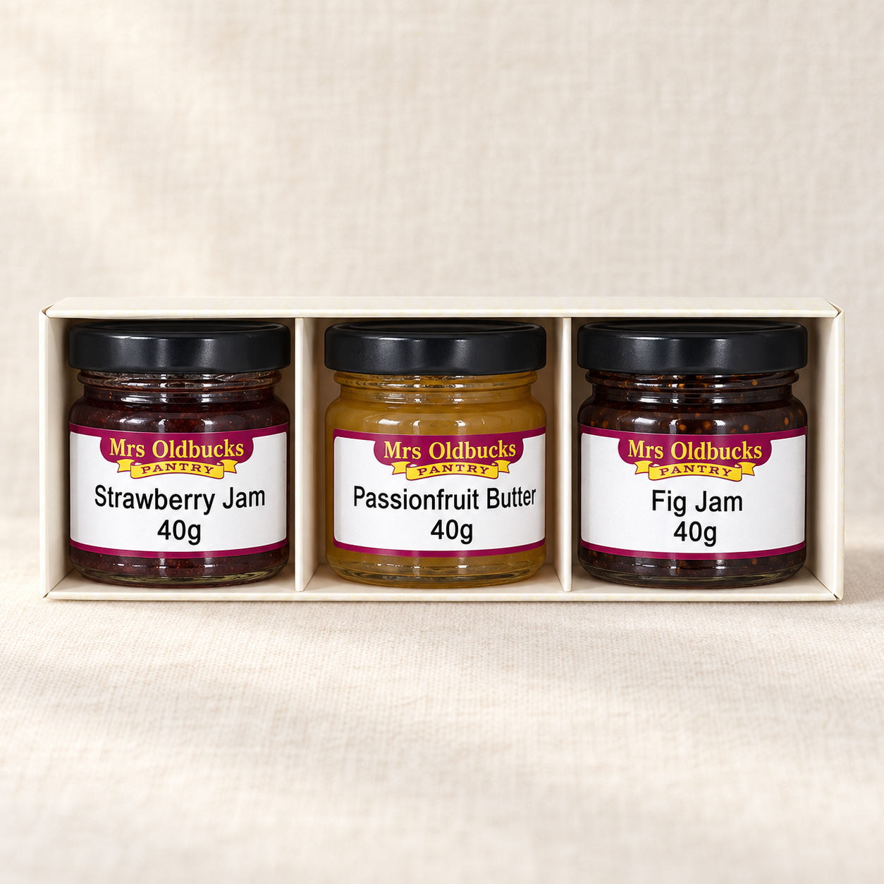 Mrs Oldbucks Pantry Trio Of Jams