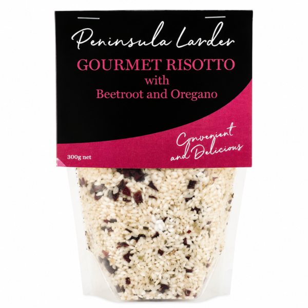 Peninsula Larder Beetroot & Oregano Risotto gourmet Australian risotto with beetroot, oregano and Arborio rice